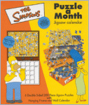 The Simpsons Puzzle a Month Jigsaw Calendar