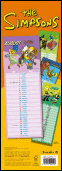 The Simpsons His & Hers 2013 Calendar Reverse