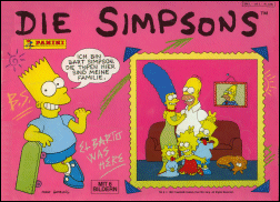 Panini 1991 Simpsons Album - Germany