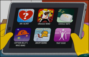 Simpsons Computers Burns iPad