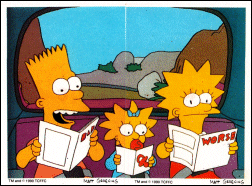 The Simpsons Diamond Stickers #3-4